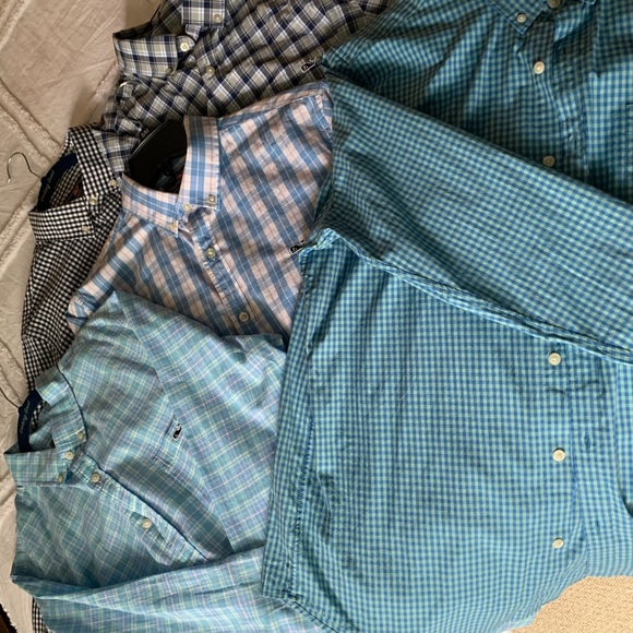 5 men’s vineyard vines like new shirts - Picture 1 of 1